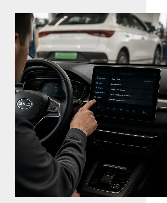 Русификация BYD E2 в Бугульме от 15061 р. | ФастМобиль-Бгл под ключ
