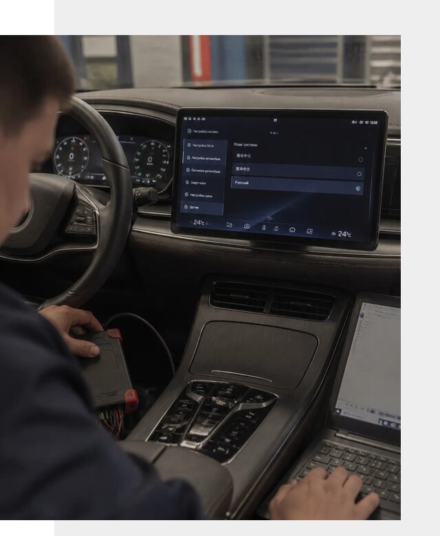 Русификация автомобиля BYD HAN для эксплуатации в Бугульме